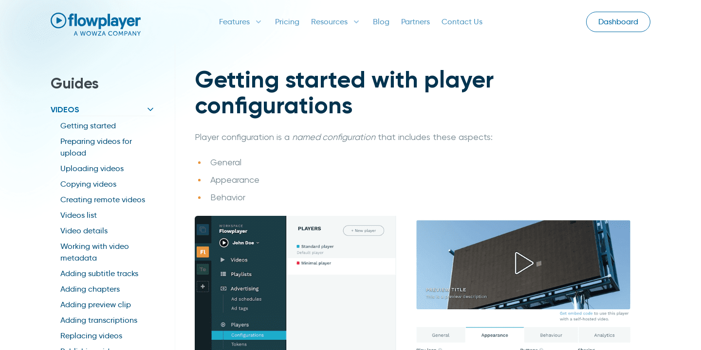Getting started | Flowplayer
