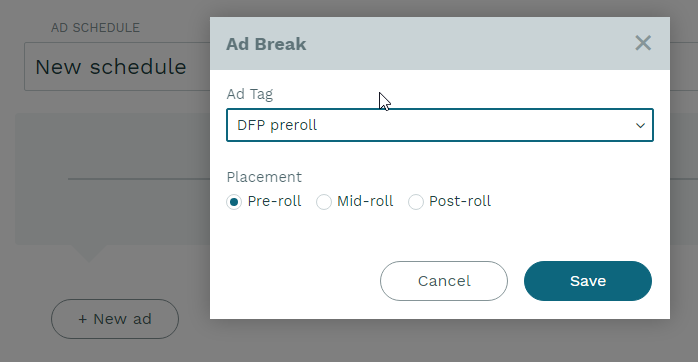 Selecting an ad tag